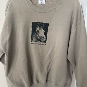 Horse Crew Neck Sweatshirt